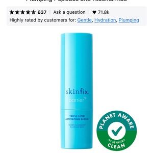 Skinfix Barrier+ Triple Lipid Activating Serum - brand new collagen